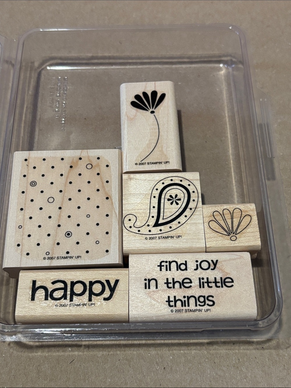 Stampin' Up! Vintage Stamp Set Polka Dots and Paisley